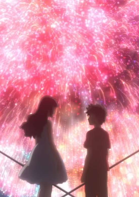Anime Girl Fireworks 4K Wallpaper #4.2448